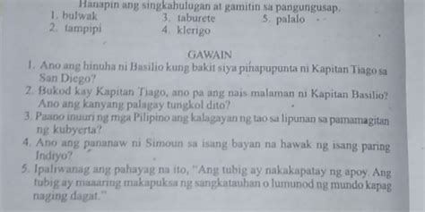 hanapin ang singkahulugan at gamitin sa pangungusap|Hanapin ang singkahulugan at gamitin sa pangungusap ang.